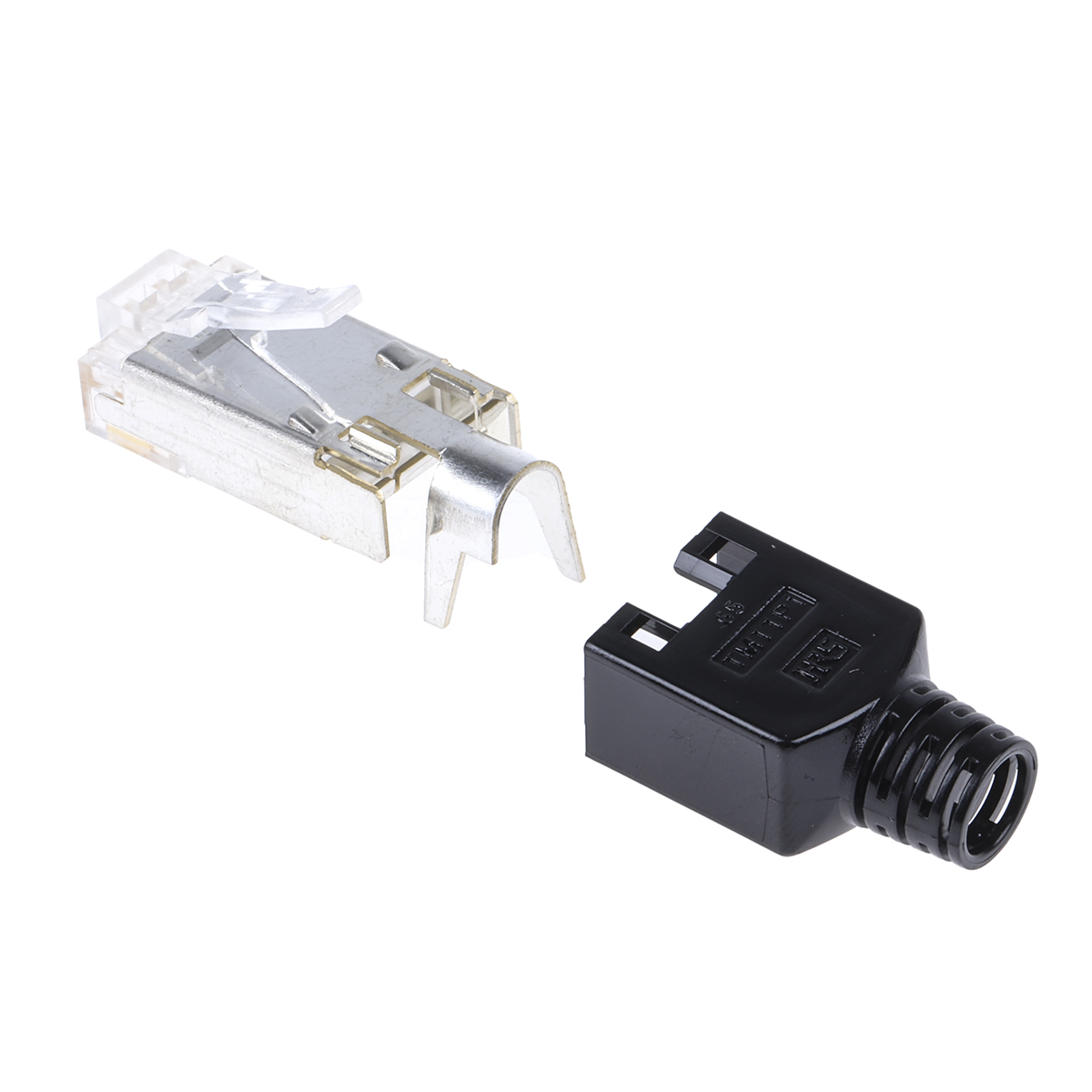 Hirose TM11P Series Male RJ45 Connector, Cable Mount Straight 1 Port 8 -Way