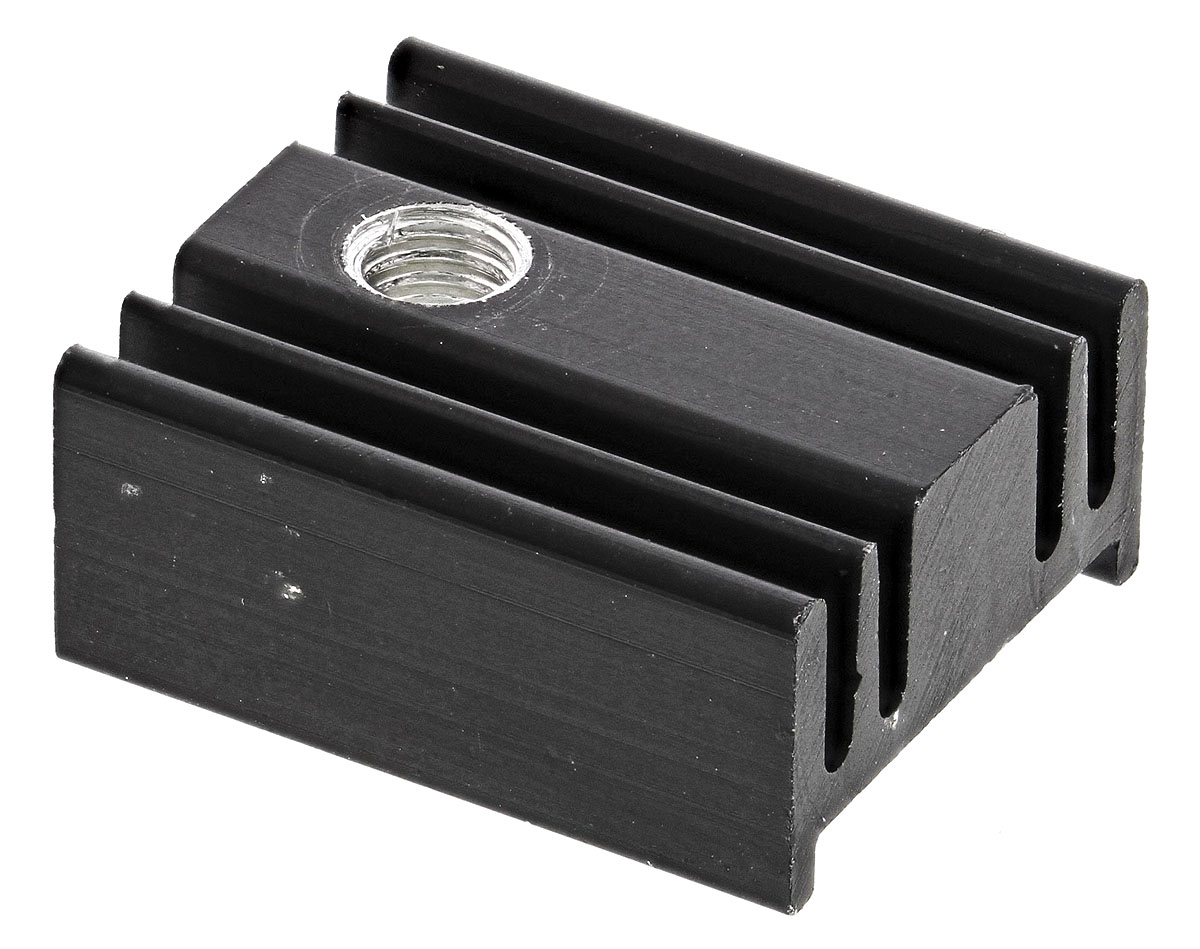 Fischer Elektronik Heatsink, 38.5K/W, 15 x 12.6 x 6.5mm, Screw