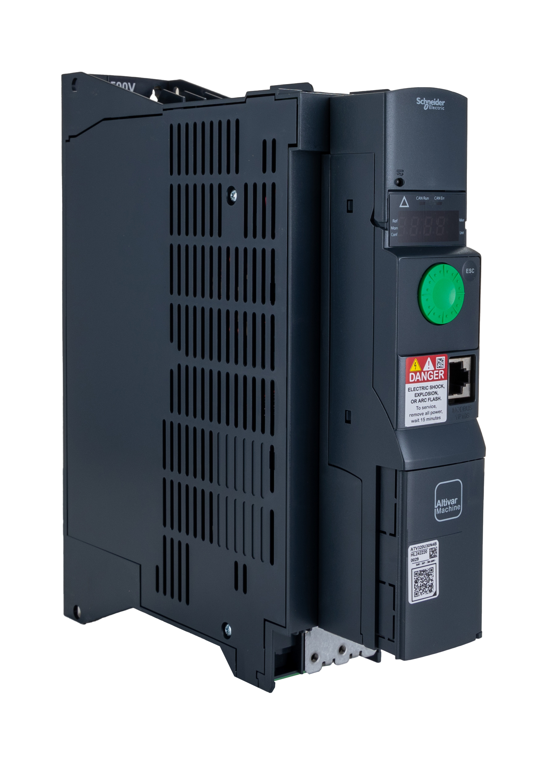 Schneider Electric Variable Speed Drive, 3 kW, 3 Phase, 400 V ac, 11.1 A, ATV320 Series