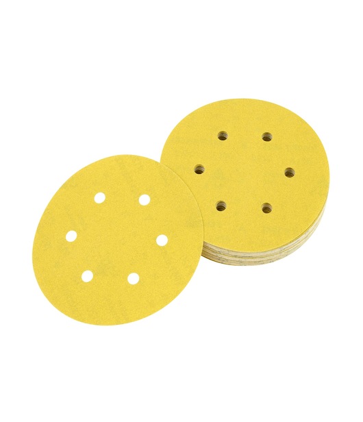 DeWALT DT31 Aluminium Oxide Sanding Disc, 150mm, 240 Grit, 10 in pack