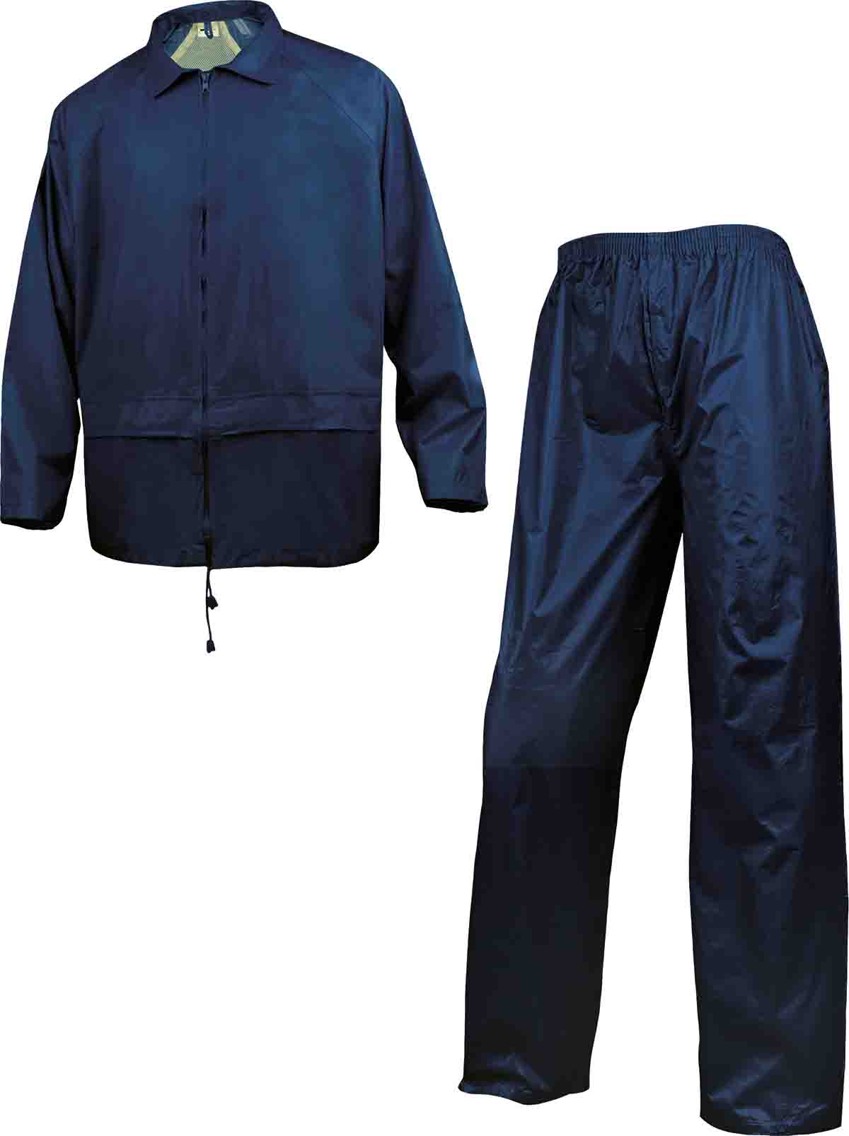 Delta Plus EN400 Blue, Dark Navy, Waterproof Rain Suit, XL