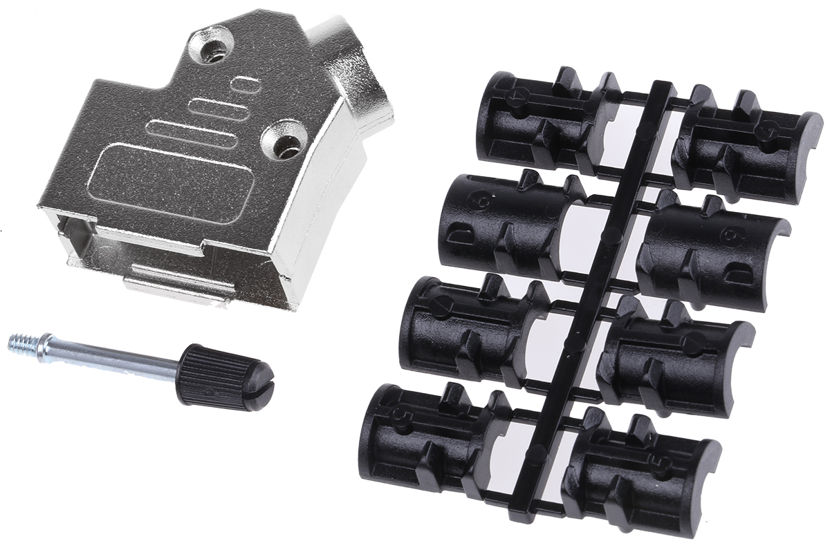 ASSMANN WSW AMET Series Zinc Angled D Sub Backshell, 9 Way