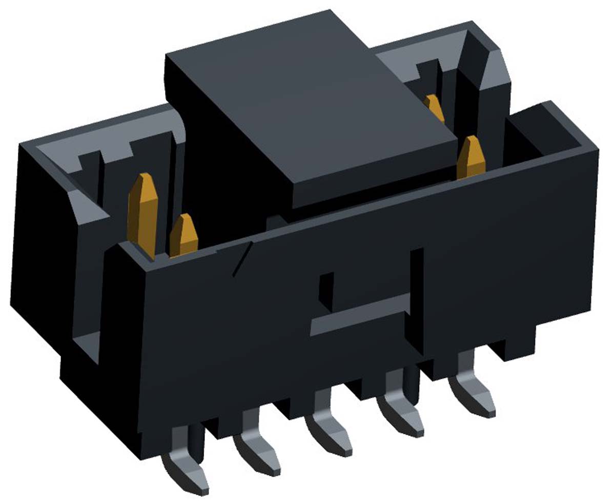 Molex Milli-Grid Series Straight Surface PCB Header, 10 Contact(s), 2 mm Pitch, 2 Row, Shrouded