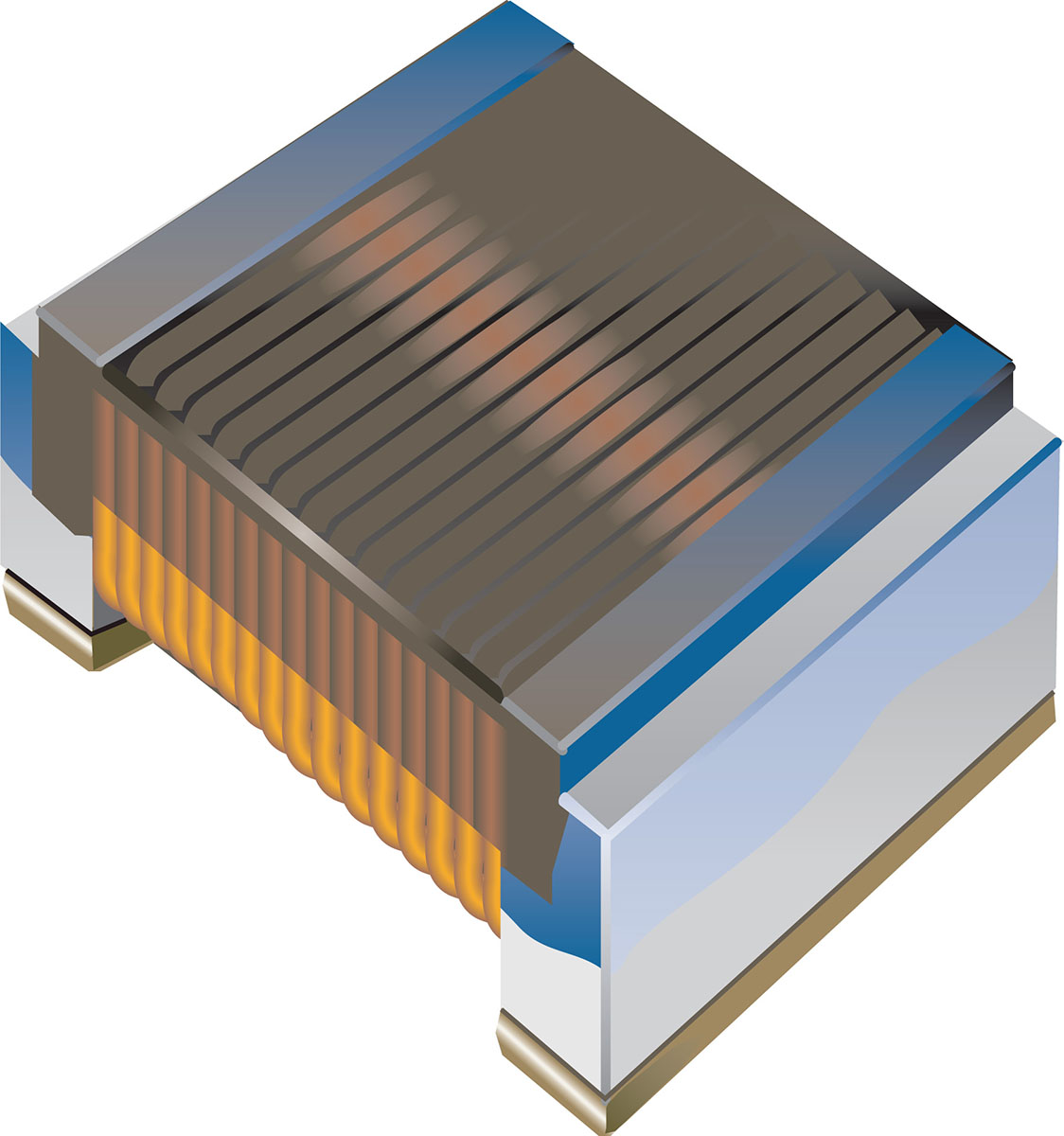 Bourns, CW105550A, 0402 No Wirewound Surface Mount Inductor with a Ceramic Core, 30 nH Wirewound ±5 % 400 mA Idc Q:25
