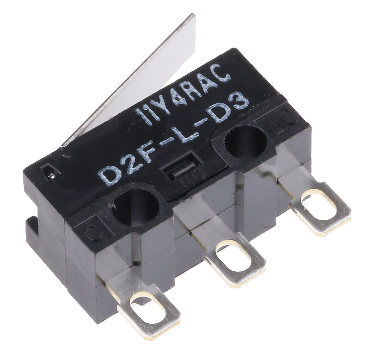 Omron Hinge Lever Micro Switch, Solder Terminal, 3 A @ 125 V ac, SPDT, IP40