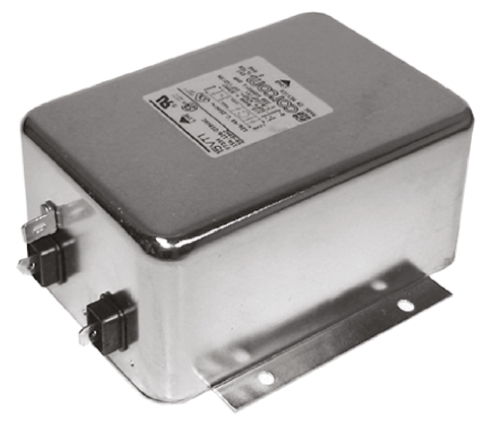 TE Connectivity, Corcom T 10A 250 V ac 50/60Hz, Flange Mount RFI Filter, Fast-On, Single Phase