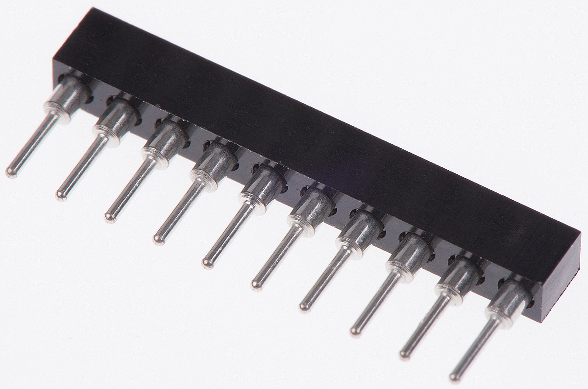 10 Way Preci-Dip Straight Through Hole 2mm SIL Socket, Solder, 3A 100 V ac, 150 V dc