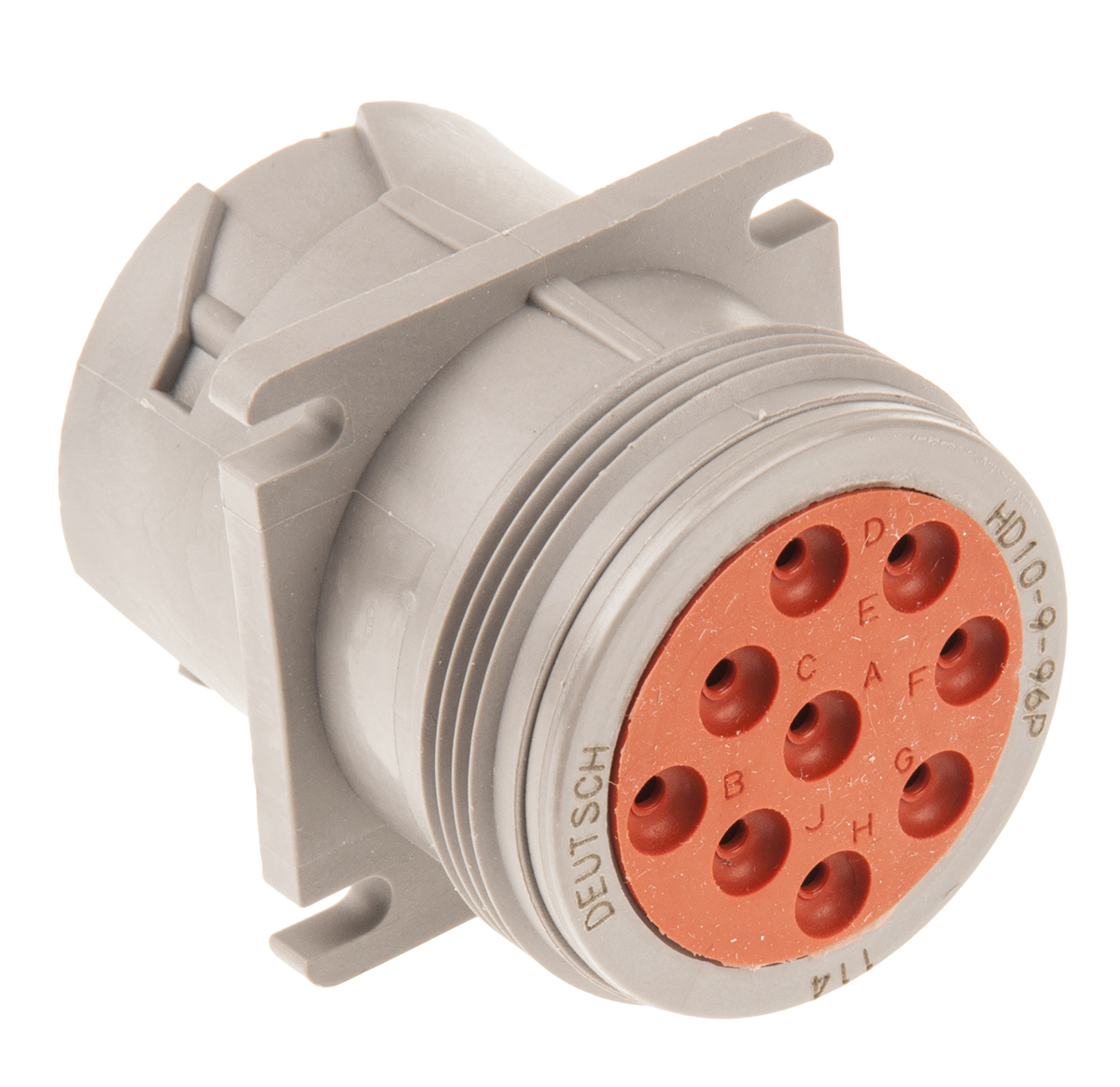 Deutsch Circular Connector, 9 Contacts, Cable, 35.3 mm Connector, Socket, Male, IP67, HD10 Series