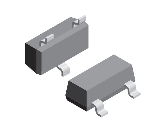 Vishay VCAN33A2-03SHE3-08, Dual-Element Bi-Directional ESD Protection Diode, 150W, 3-Pin SOT-23