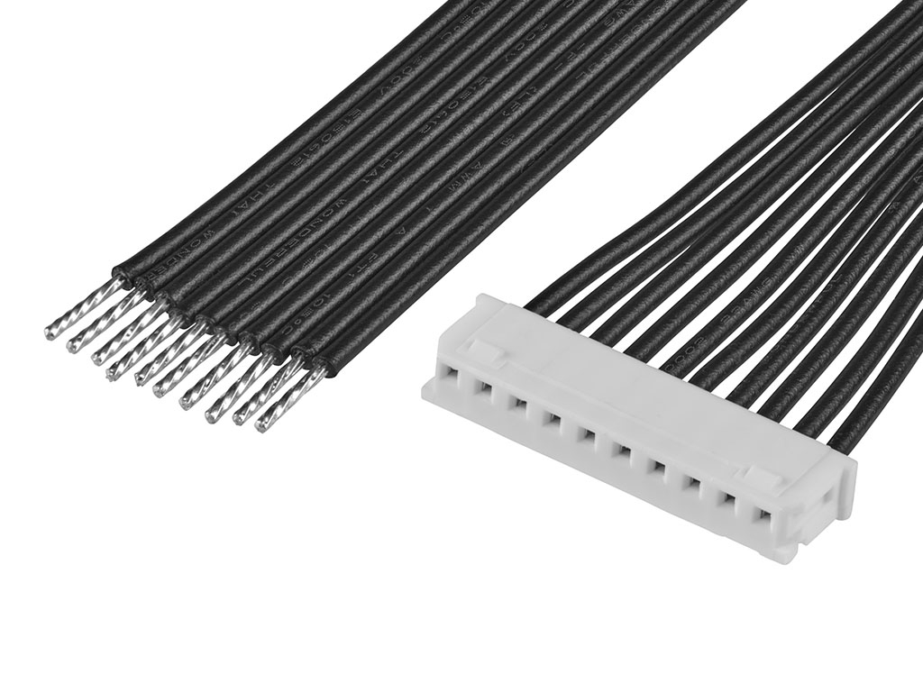 Molex 10 Way Female to 10 Way Pigtail Wire to Board Cable, 600mm