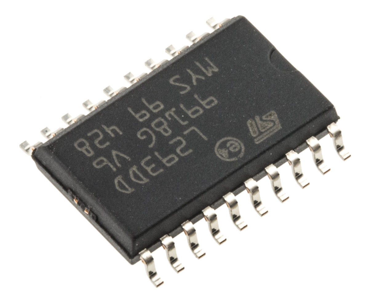 STMicroelectronics L293DD, Brushed DC Motor Motor Driver IC, 36 V 0.6 A 20-Pin, SOIC