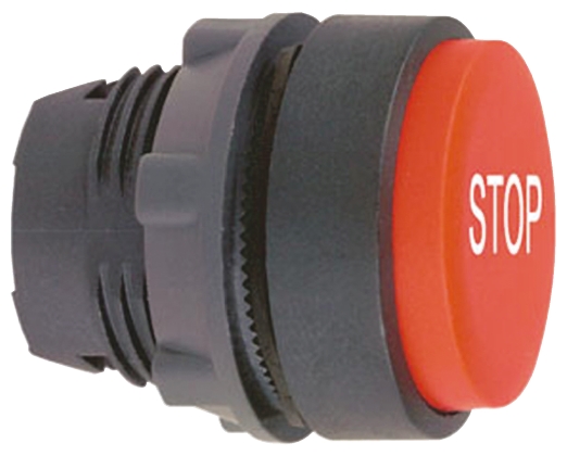 Schneider Electric Harmony XB5 Series Red Spring Return Push Button Head, 22mm Cutout, IP66, IP67, IP69K