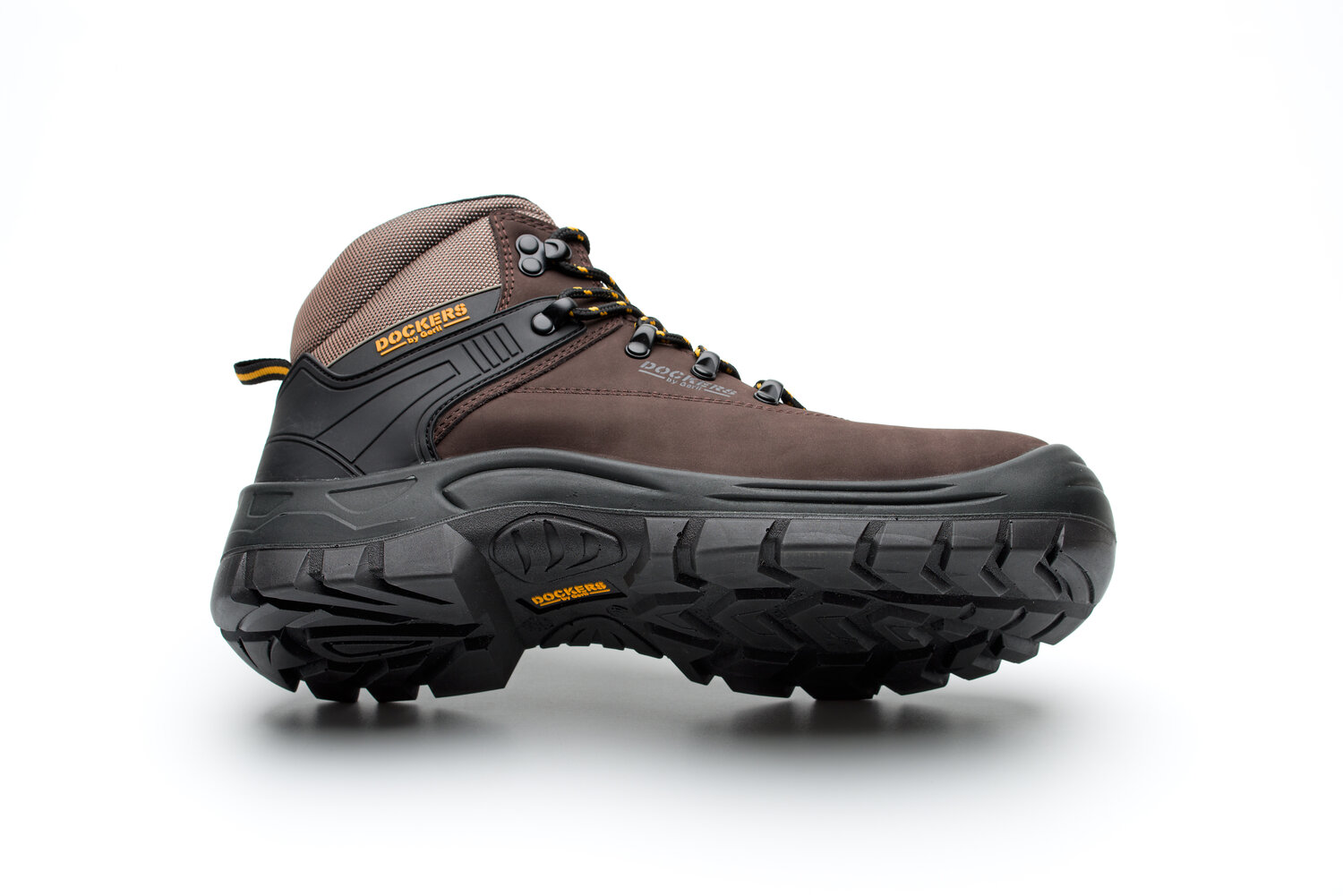 Dockers by Gerli MAGIC HIGH S3 Unisex Brown Composite Toe Capped Safety Shoes, UK 10.5, EU 45