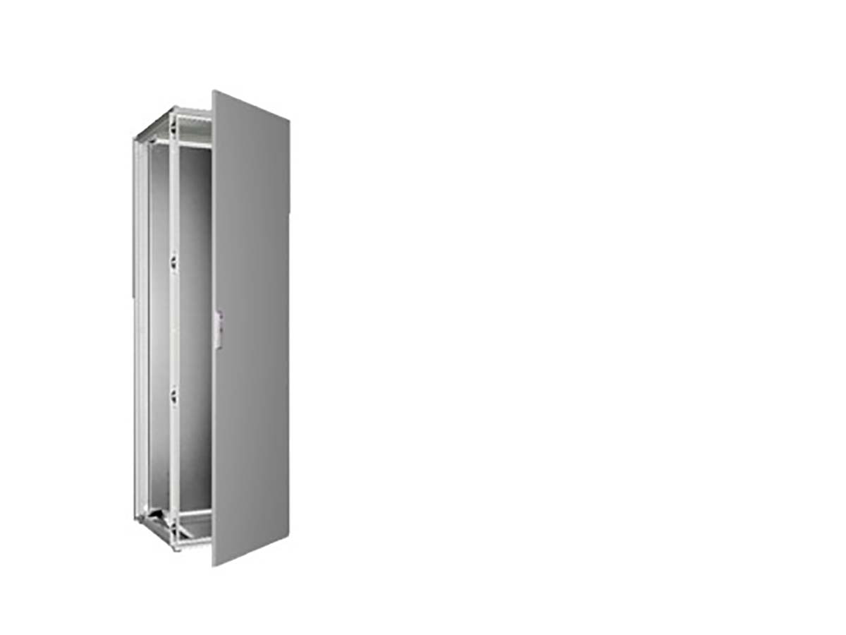 Rittal VX25 Series Sheet Steel Single-Door-Door Floor Standing Enclosure, Opaque Door, IP55, 600 x 600 x 2000mm