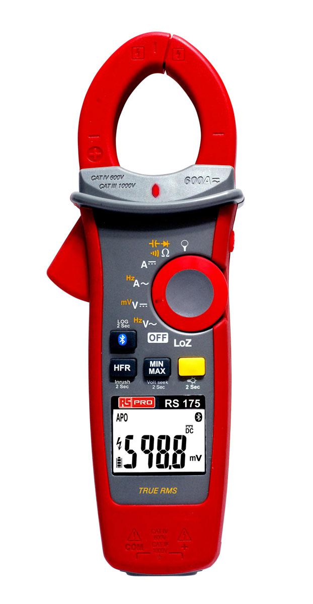 RS PRO 175 Clamp Meter, 600A dc, Max Current 600A ac CAT III 1000V With RS Calibration