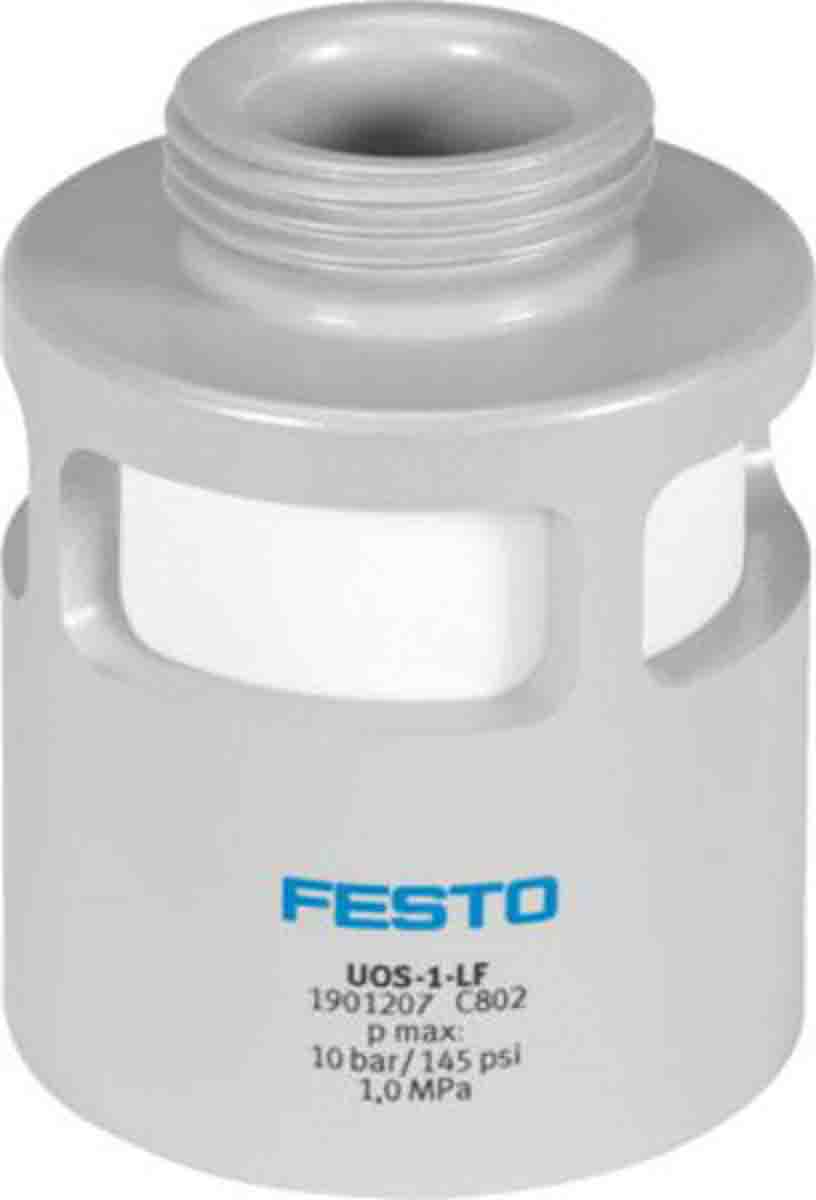 Festo UOS PE 10bar Pneumatic Silencer, Threaded, G 1 Male