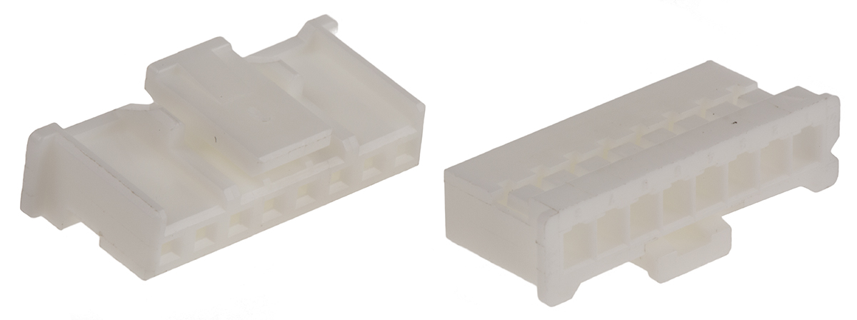 JST, PA Female Connector Housing, 2mm Pitch, 8 Way, 1 Row