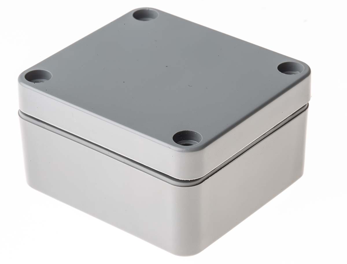 Bopla Euromas Polymas Series Silver Polyamide Enclosure, IP65, Silver Lid, 58 x 64 x 34mm