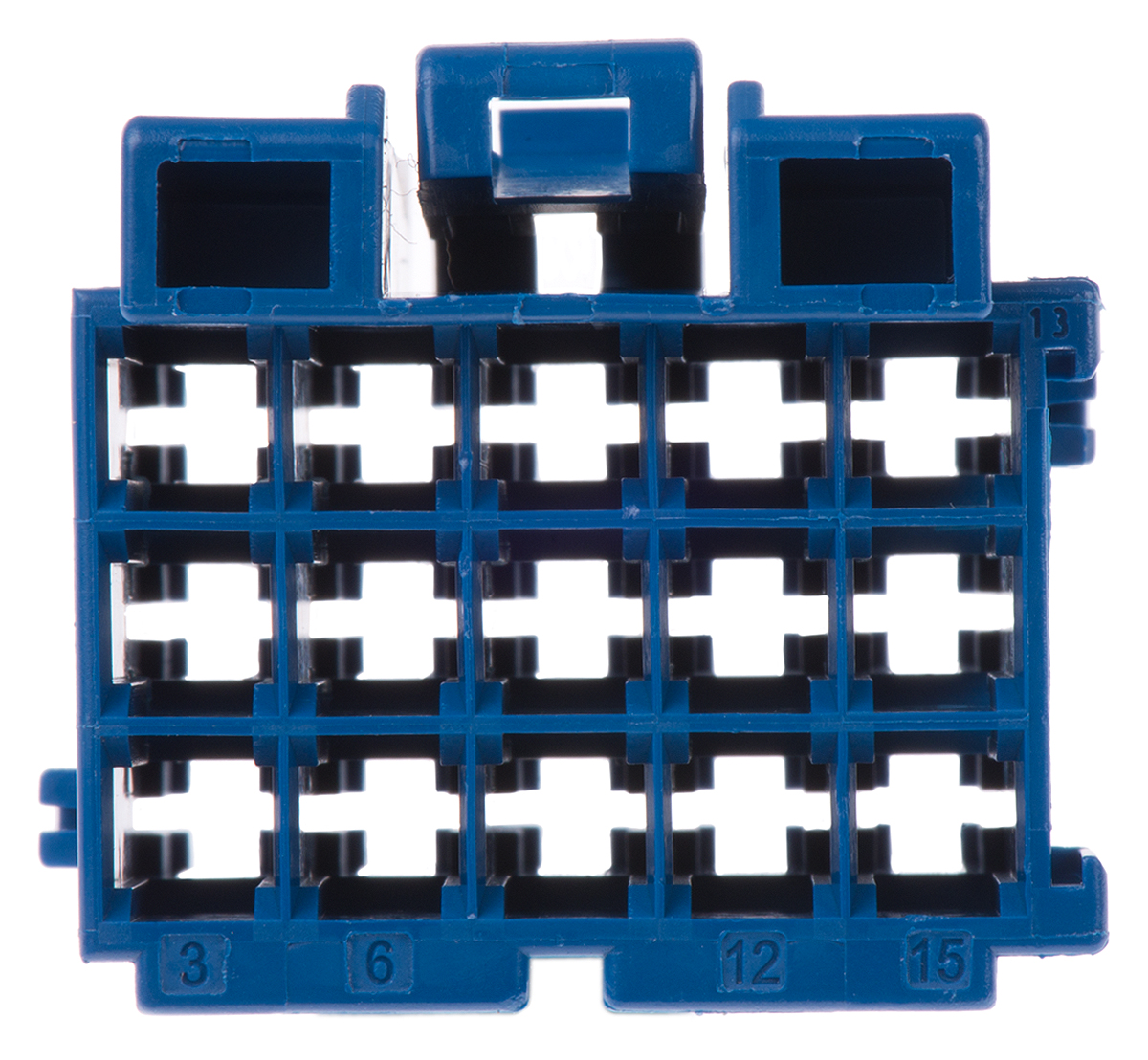 TE Connectivity, Junior Power Timer Automotive Connector Socket Blue Cable Mount 15 Way 1-967623-4