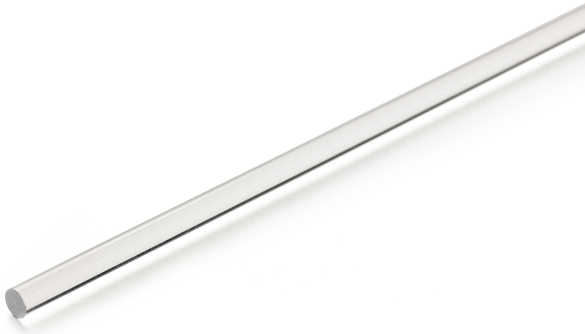 RS PRO Acrylic Rod, 1m x 40mm Diameter