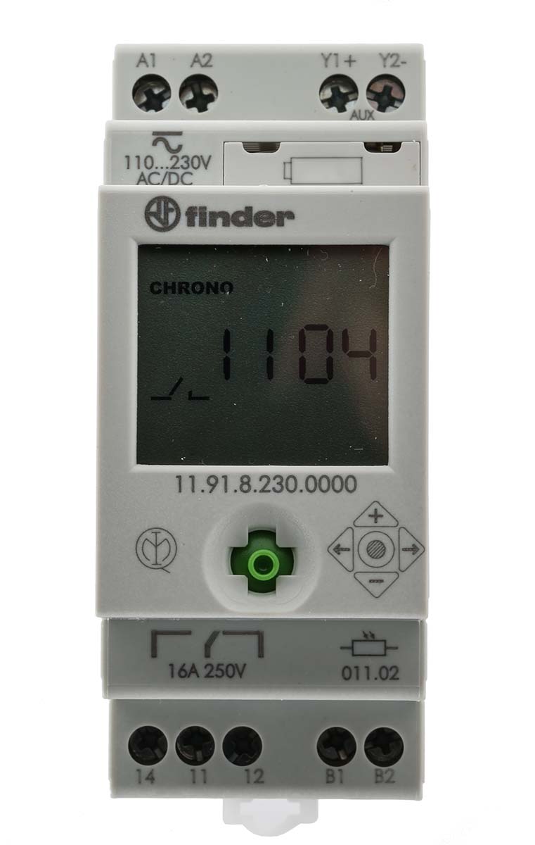 Finder Timer Light Switch 110 → 230 V, 1-Channel