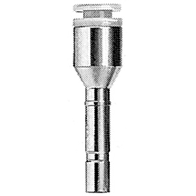 SMC KCH Series Straight Fitting, 4 mm to R 1/8, Threaded-to-Tube Connection Style, KCH04-99