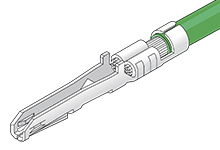 Molex 105300 Series Female Crimp Terminal, Crimp or Compression Termination, 22AWG Min, 20AWG Max