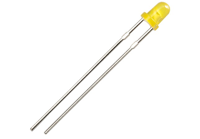2.4 V Yellow LED Through Hole