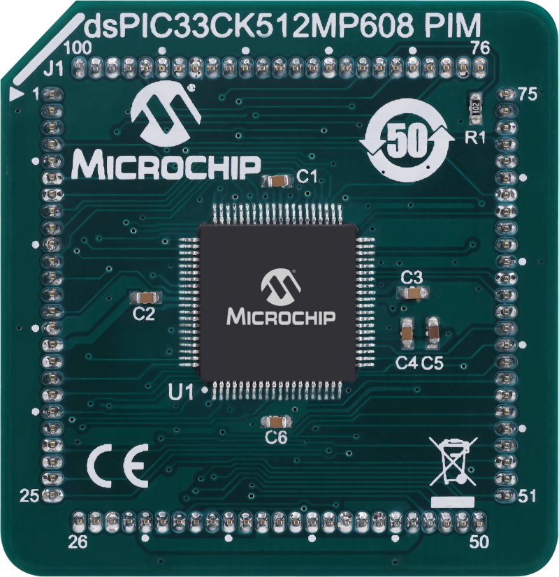 Microchip dsPIC33CK512MP608 GP PIM General Purpose Plug In Module Plug In Module EV09H41A