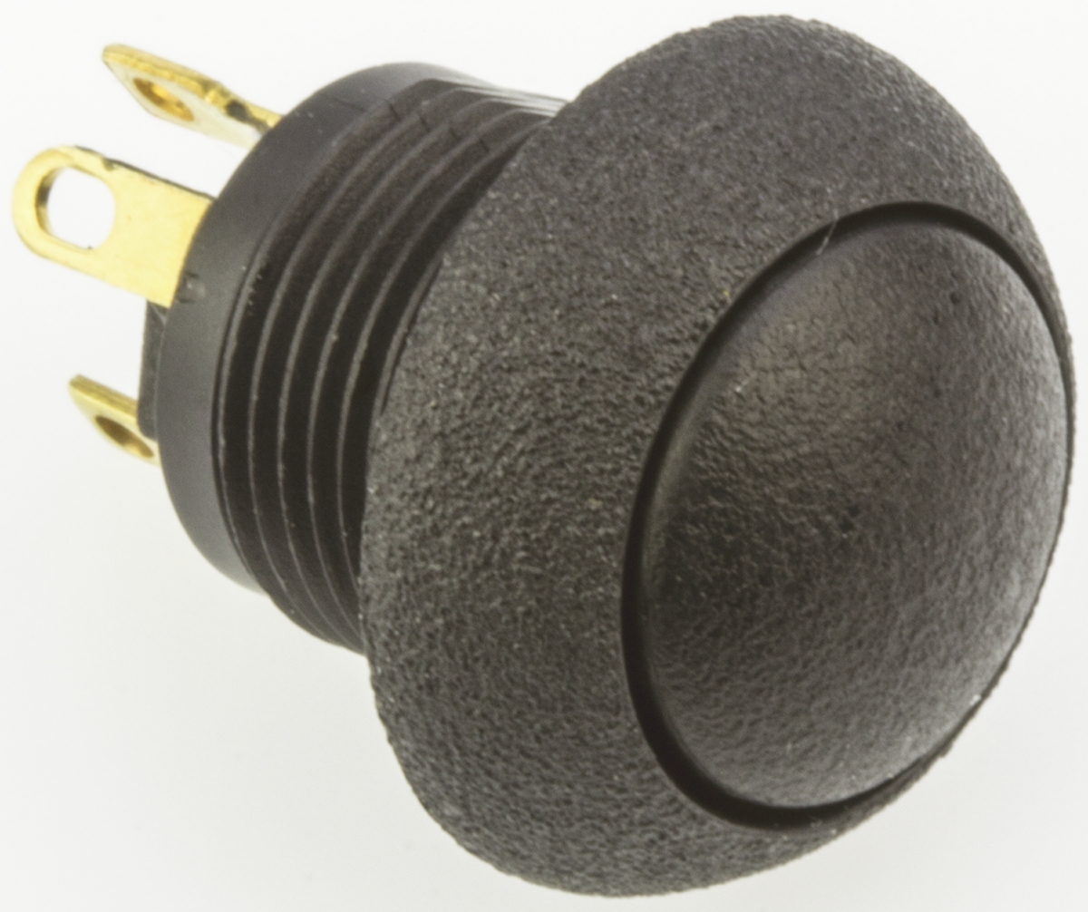 Otto Push Button Switch, Momentary, Panel Mount, SPDT, 28V dc, IP64