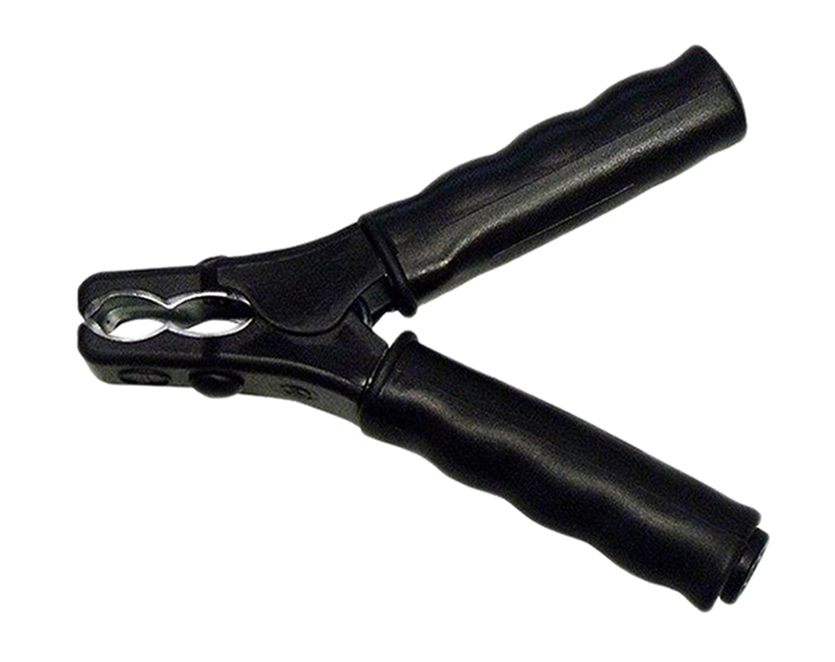 Schutzinger Crocodile Clip 4 mm Connection, 32A, Black