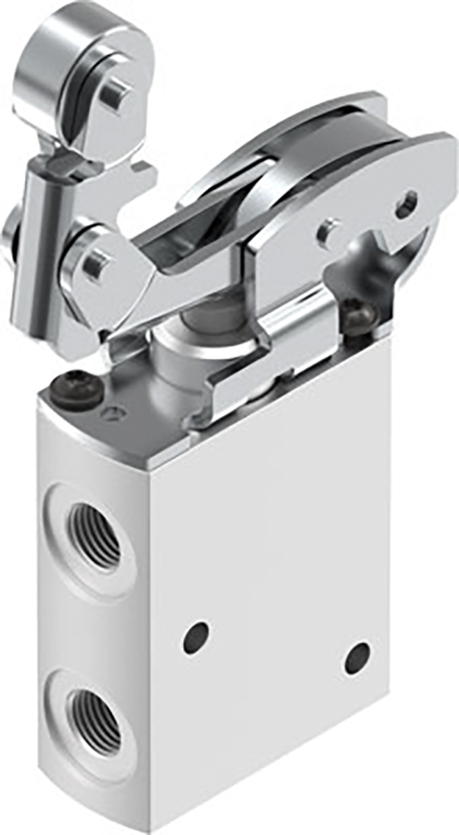 Festo Roller Lever 3/2 Pneumatic Manual Control Valve VMEF Series, G 1/8, 1/8in, 8049241