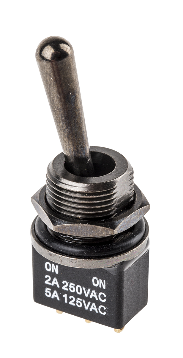 RS PRO Toggle Switch, PCB Mount, On-On, SPDT, Solder Terminal
