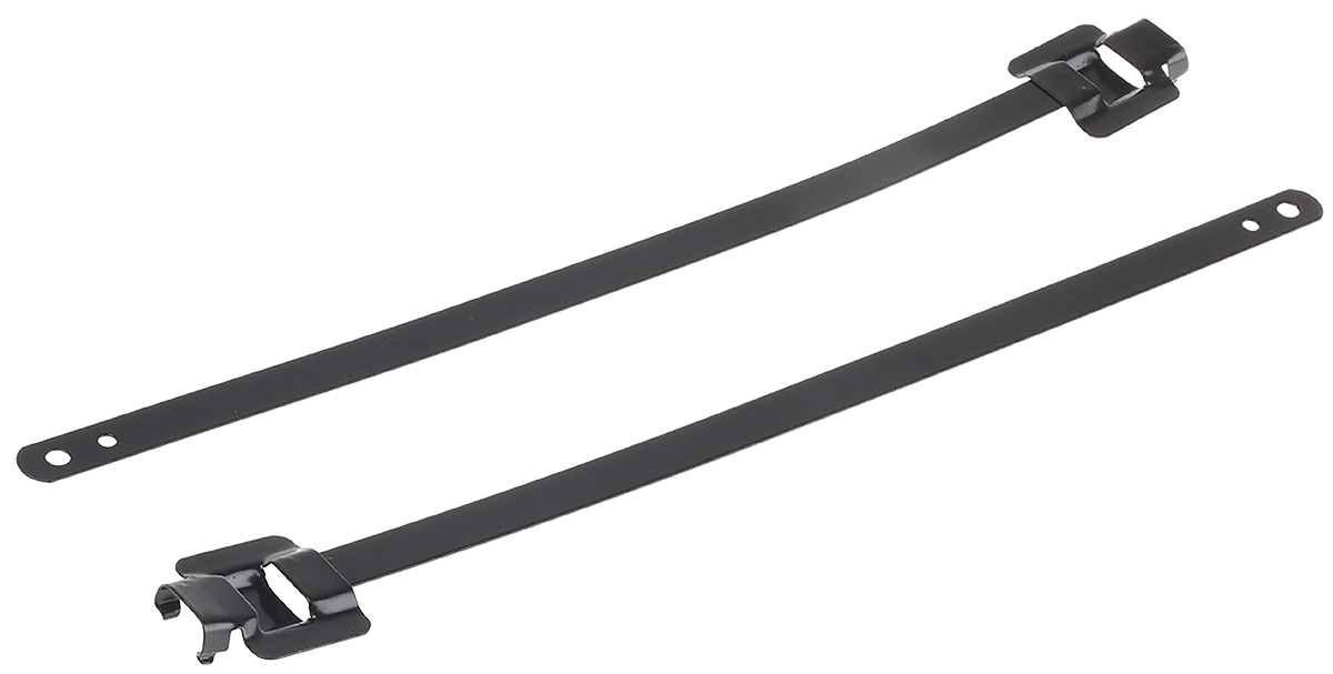 RS PRO Cable Tie, Releasable, 230mm x 10 mm, Metallic 316 Stainless Steel, Pk-100