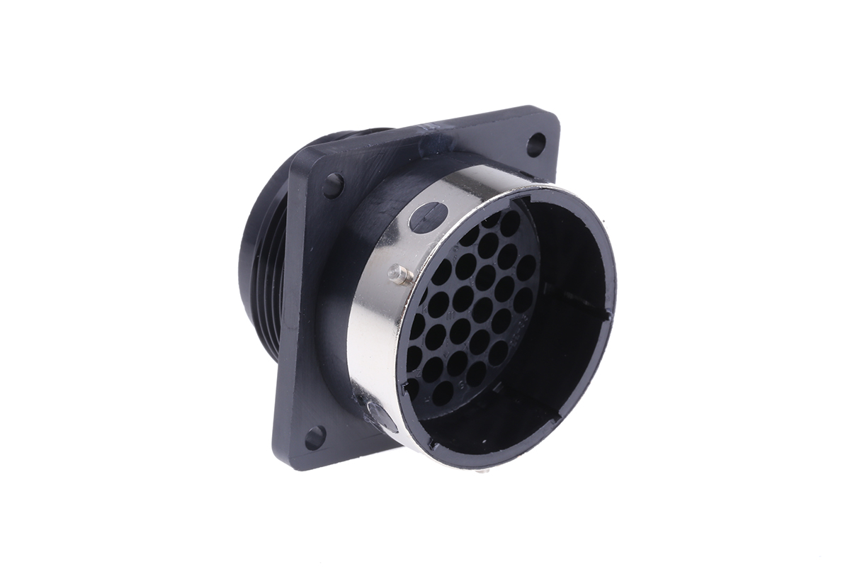 ITT Cannon Circular Connector, 35 Contacts, Panel, Standard Connector, Socket, Male, IP65, Trident Ringlock Series