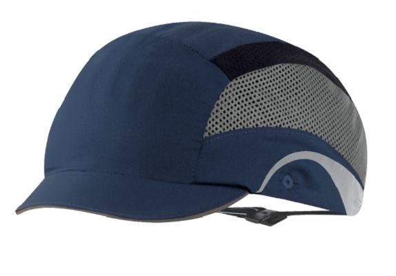 JSP Dark Blue Micro Bump Cap, HDPE Protective Material