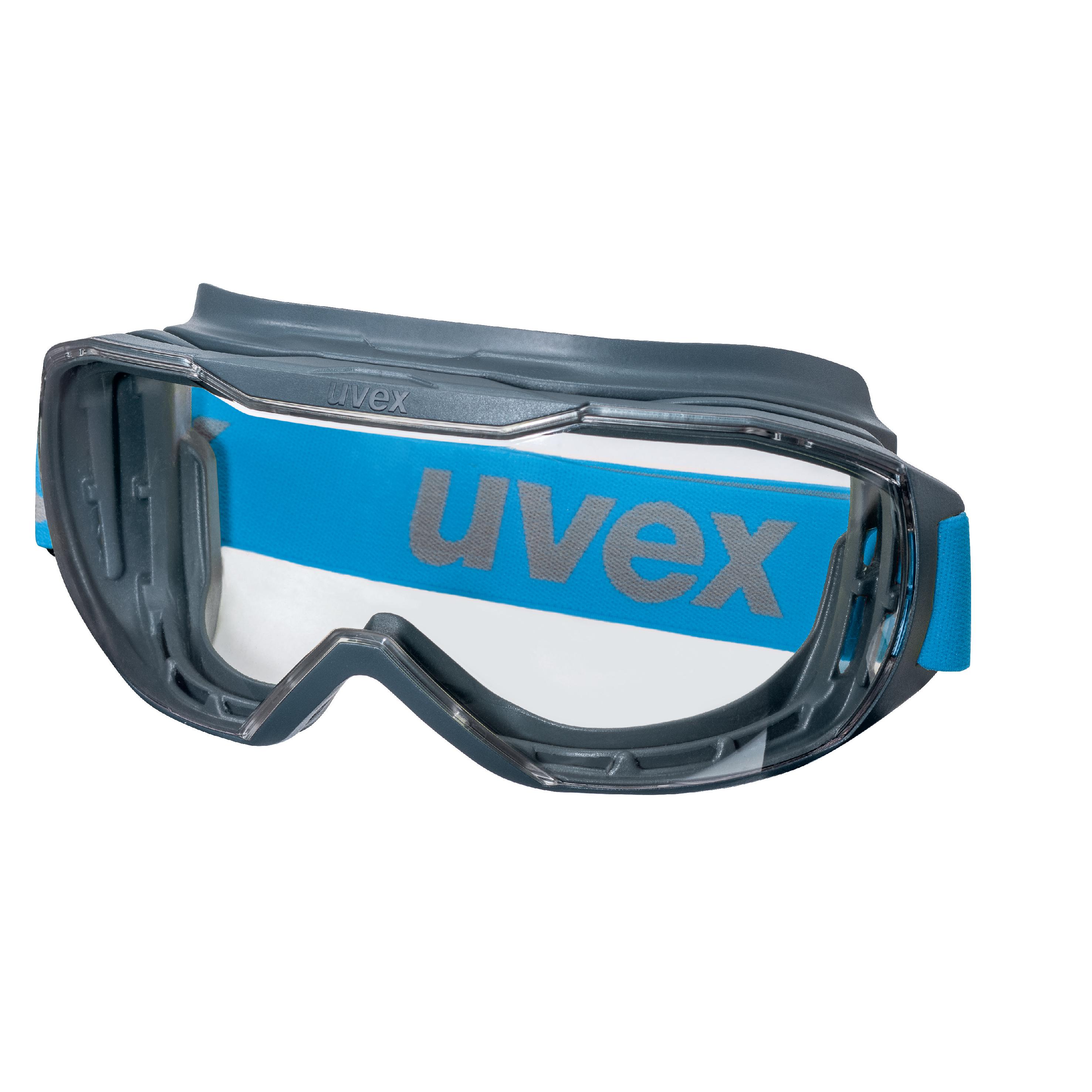 uvex megasonic sv ETC, Scratch Resistant Anti-Mist Safety Goggles with Clear Lenses