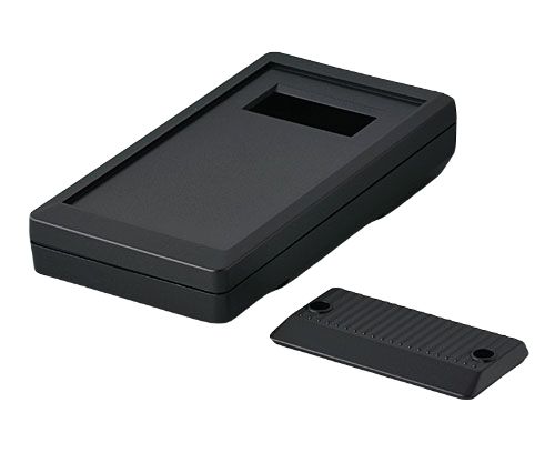 OKW A90 Series Black ABS Hand Held Case, IP54, 153 x 85 x 33.5mm