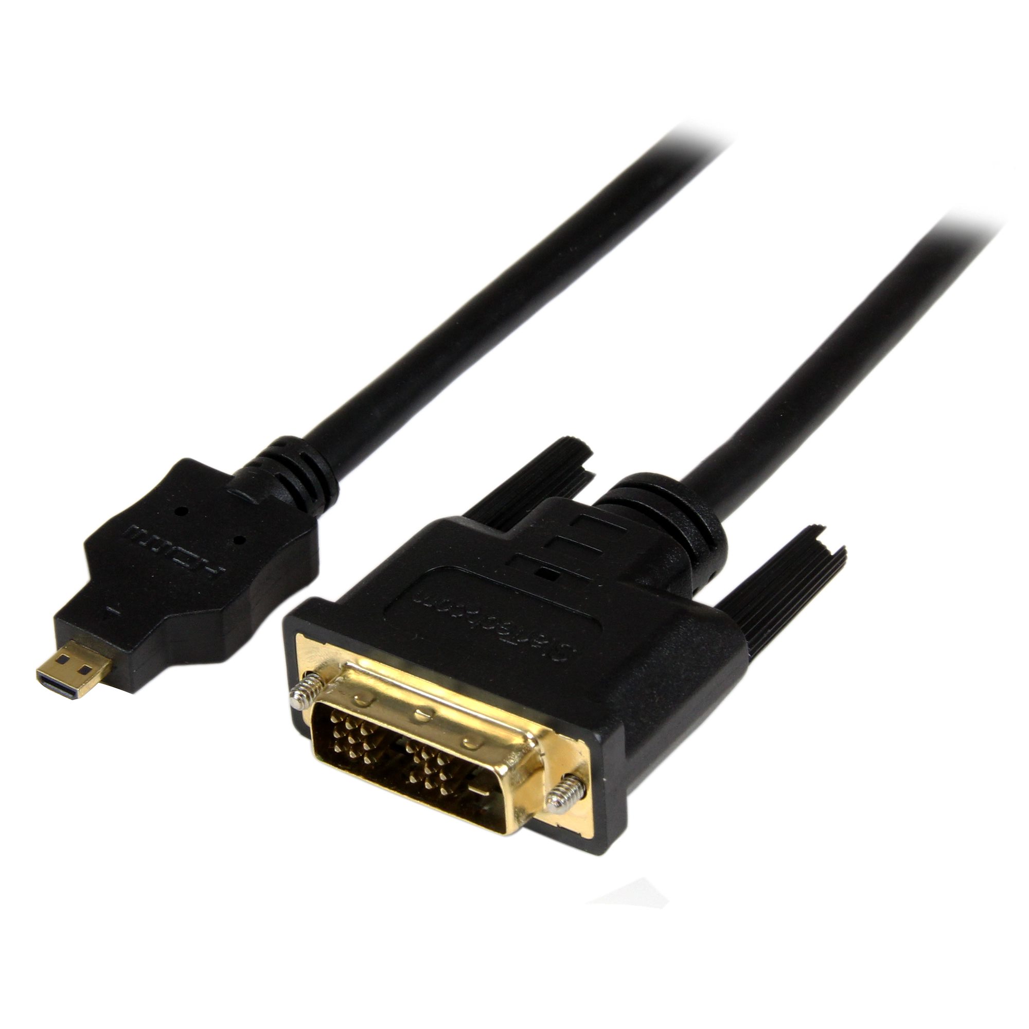 StarTech.com, 2m Male Micro HDMI to Male DVI-D Single Link High Speed 1920 x 1200