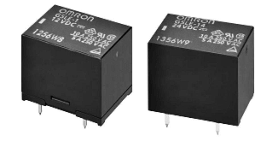 Omron PCB Mount Power Relay, 5V dc Coil, 10A Switching Current, SPDT
