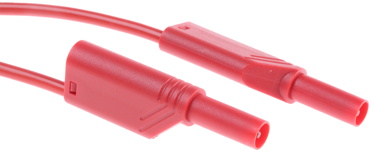 Hirschmann Test & Measurement, 32A, 1000V ac/dc, Red, 1m Lead Length