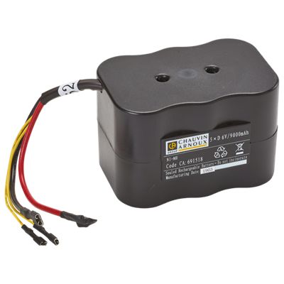 Chauvin Arnoux 6V NiMH Rechargeable Battery Pack, 8.5Ah - Pack of 1