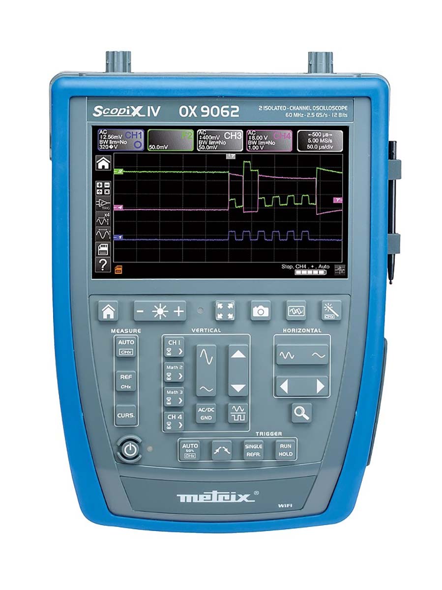 Metrix SCOPIX IV Series, 60 MHz Handheld Oscilloscope, 2