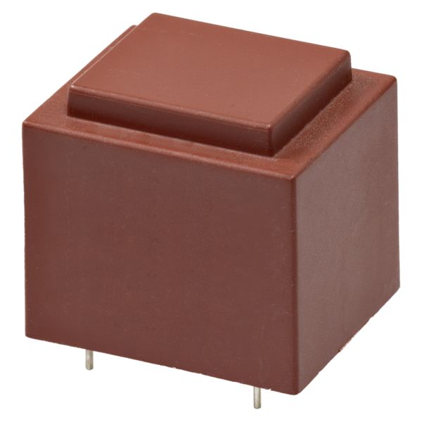 Block 24V 1 Output Through Hole PCB Transformer, 2VA, CE, CSA 22.2E103521, EN61558-2-6, RoHS Compliant, UL 5085-1/-2,