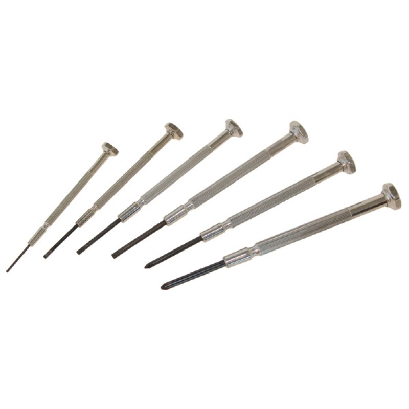 CK Phillips, Slotted Precision Screwdriver Set, 6-Piece