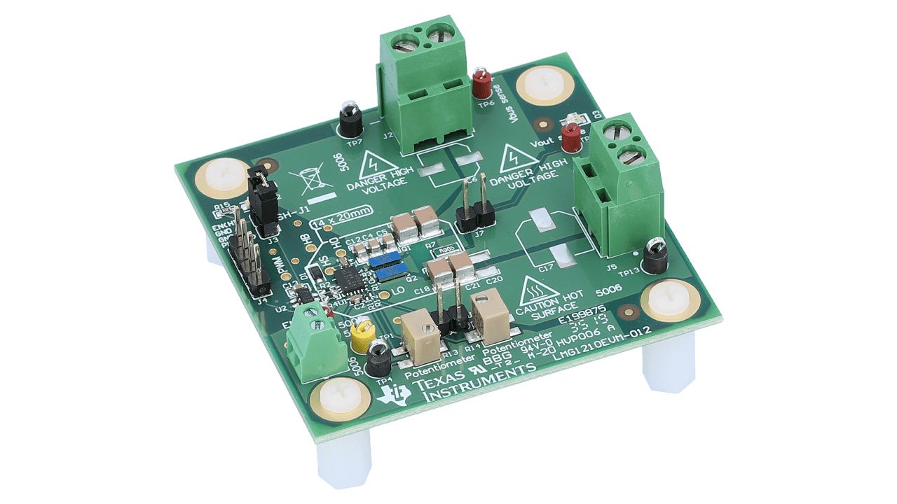Texas Instruments Half-Bridge Open Loop Evaluation Module Half-Bridge Driver for LMG1210 for LMG1210