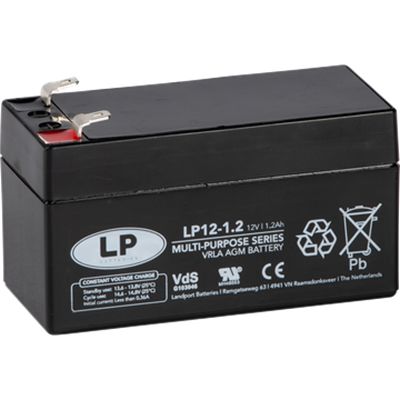Landport Batteries 12V T1 Lead Acid Battery, 1.2Ah
