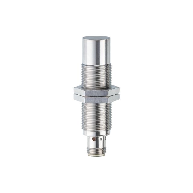 ifm electronic Inductive Threaded Barrel Proximity Sensor, M18, 12 mm Detection, PNP NO, 10 → 30 V dc