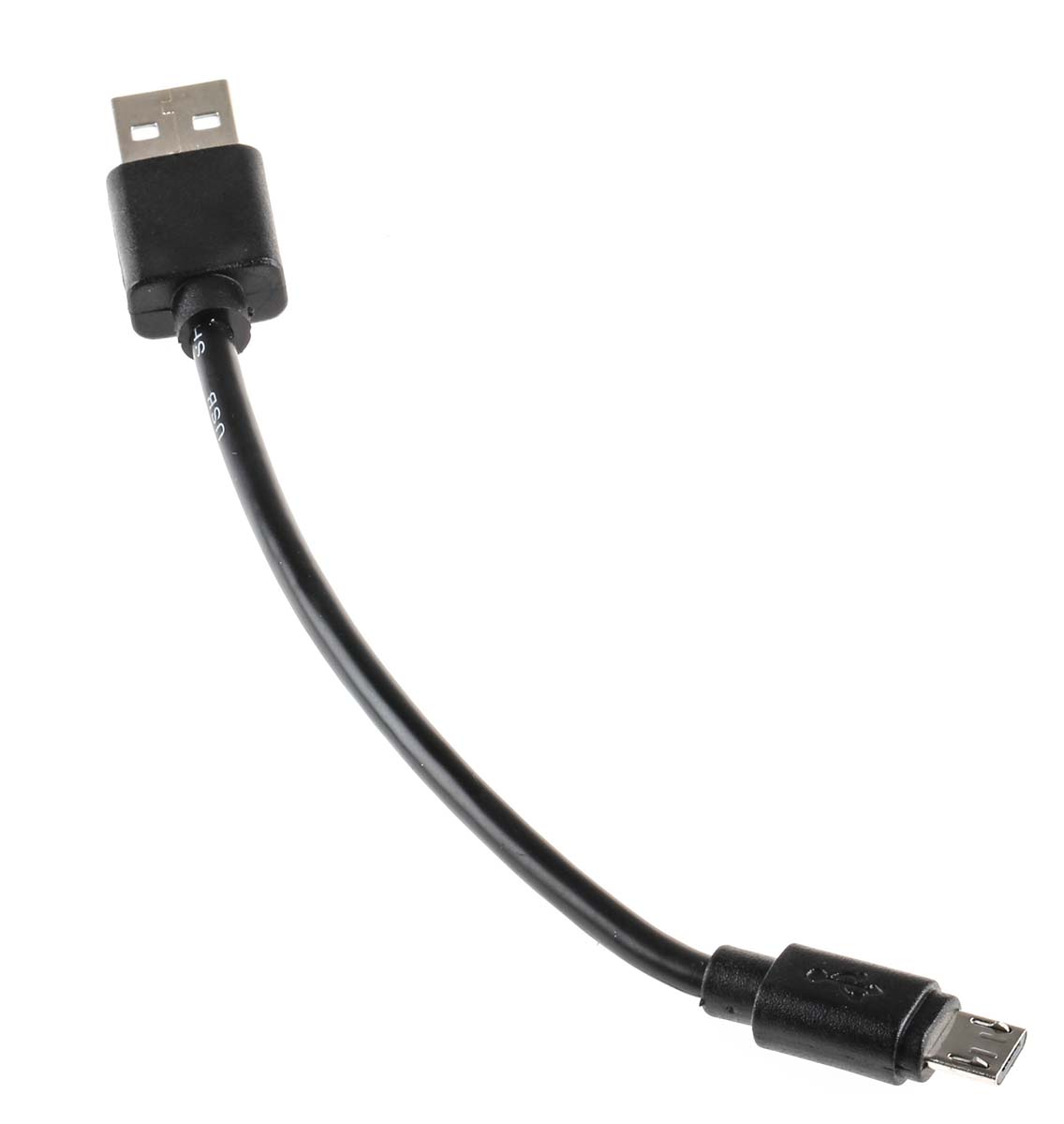 RS PRO USB 2.0, Male USB A to Male Micro USB B, 150mm