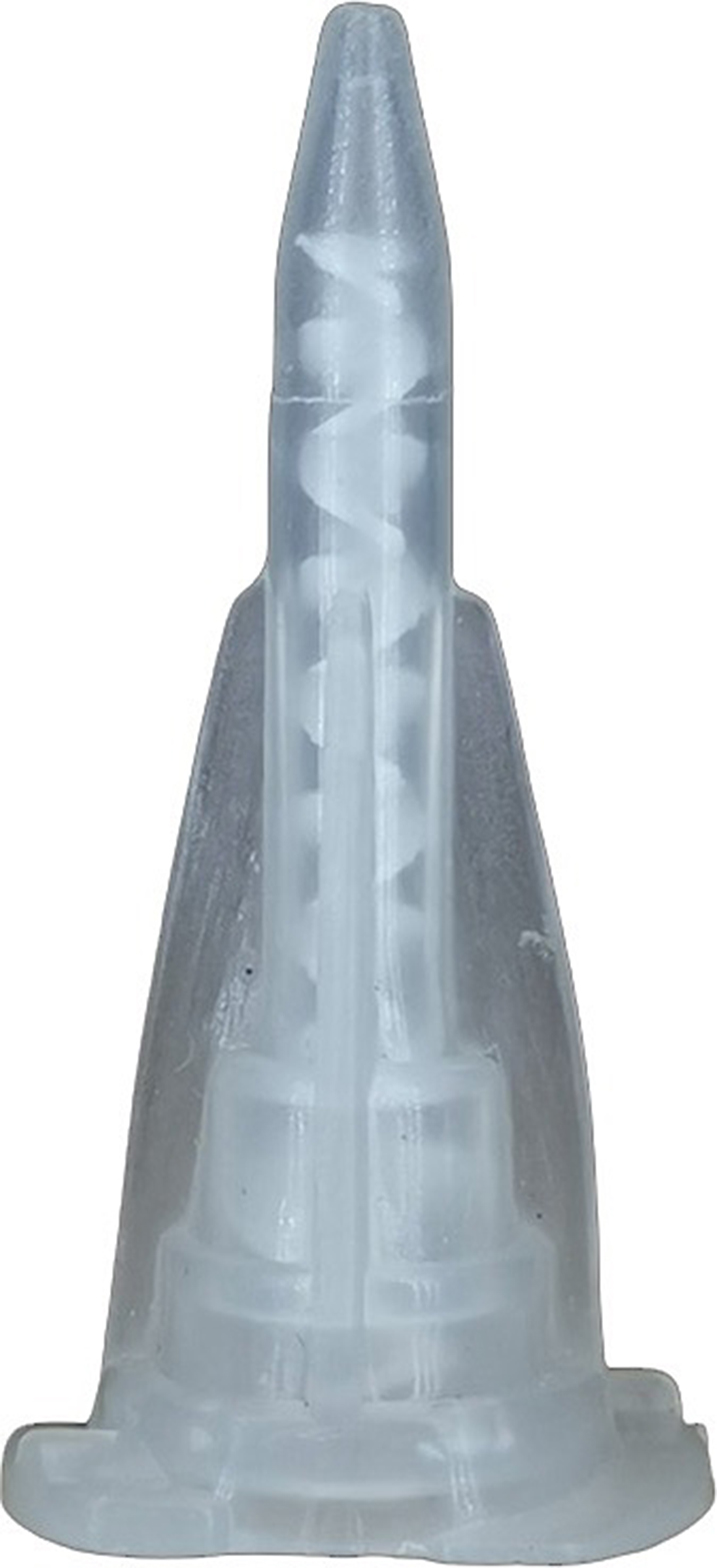 RS PRO Acrylic Mixer Nozzle, 50ml Bayonet 8 Mixing elements 35mm